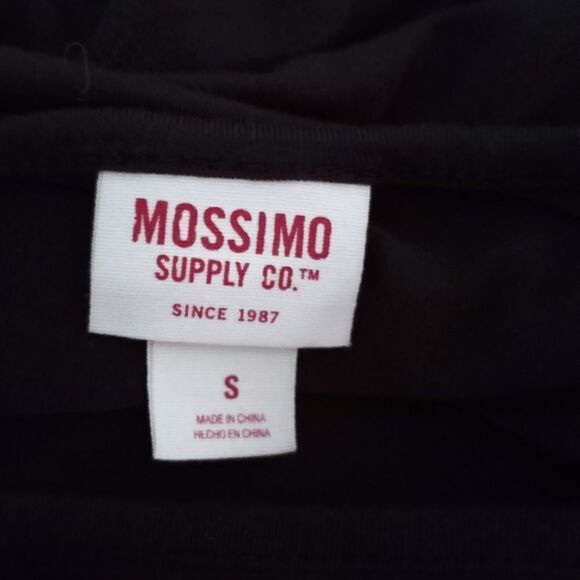 MOSSIMO BLACK TEE-SHIRT DRESS SZ.S EUC - Picture 7 of 8